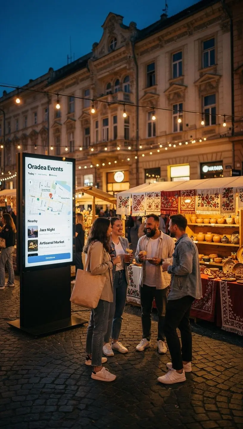 Sediu administrativ cu panouri solare și echipamente smart pentru un district sustenabil